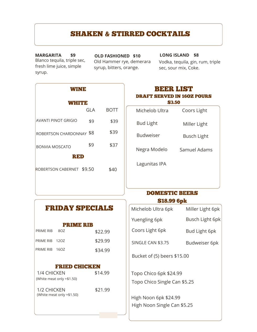 Maggie’s Grill Harrison Hills